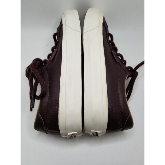 Women's Vans Ultracush Skater Sneaker Shoes Maroon/Burgundy‎ Leather Size 5.5 - Picture 4 of 8
